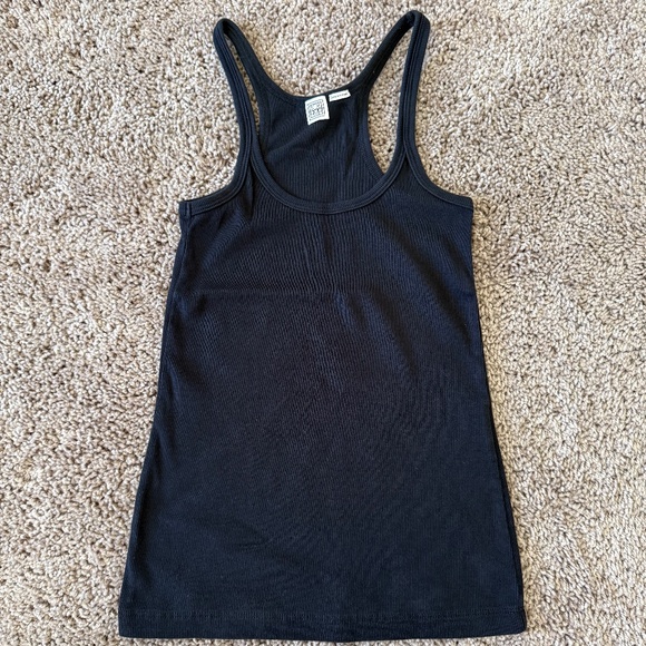 TOTEME Scoop Neck Rib Tank in Black XXS - Picture 1 of 10